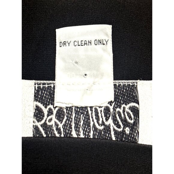 Bob Mackie Size 4 Black Silk Tank Top Vintage Luxury Sleeveless City Chic Luxury - Picture 7 of 9